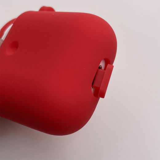 Силіконовий чохол CasePro Silicone Case Red для AirPods 1/2