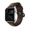 Кожаный ремешок Nomad Traditional Band Rustic Brown Leather / Silver Hardware для Apple Watch 49мм | 45мм | 44мм (NM1A4RST00)