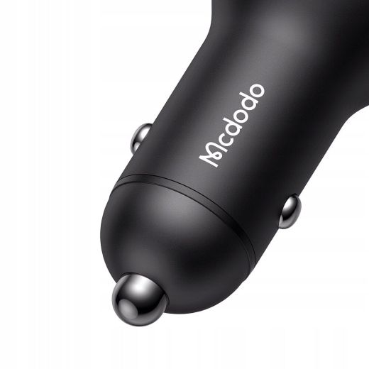 Автомобильная зарядка Mcdodo [CC-5670] Digital Display PD Fast Car Charger 3A Black