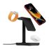 Док-станція Twelve South HiRise 3 in 1 Wireless Charging Stand Black