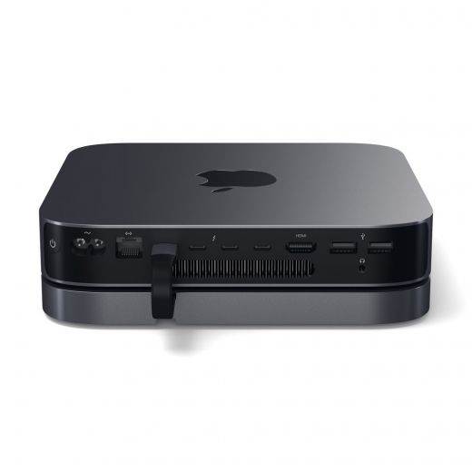 Хаб-підставка Satechi Type-C Aluminum Stand and Hub (ST-ABHFM) для Mac Mini