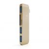 Адаптер Satechi Type-C USB Hub Gold (ST-TCUHG)