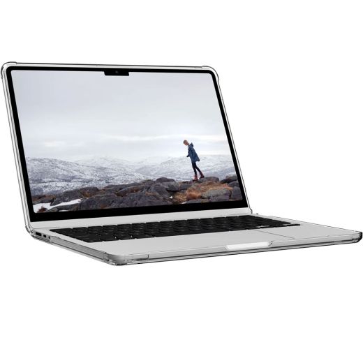 Захисний чохол UAG [U] Lucent 2.0 Ice/Black для MacBook Air 13.6' M4 | M3 | M2 (2025 | 2024 | 2022) (134008114340)
