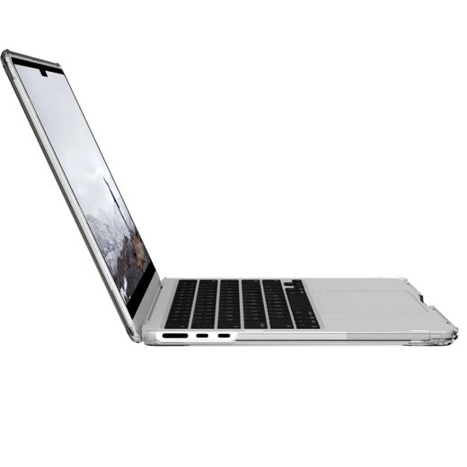 Захисний чохол UAG [U] Lucent 2.0 Ice/Black для MacBook Air 13.6' M4 | M3 | M2 (2025 | 2024 | 2022) (134008114340)