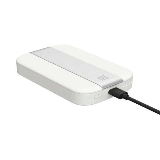 Повербанк с беспроводной зарядкой UAG [U] Lucent Power Battery with Kickstand Marshmallow (1B4084313535)