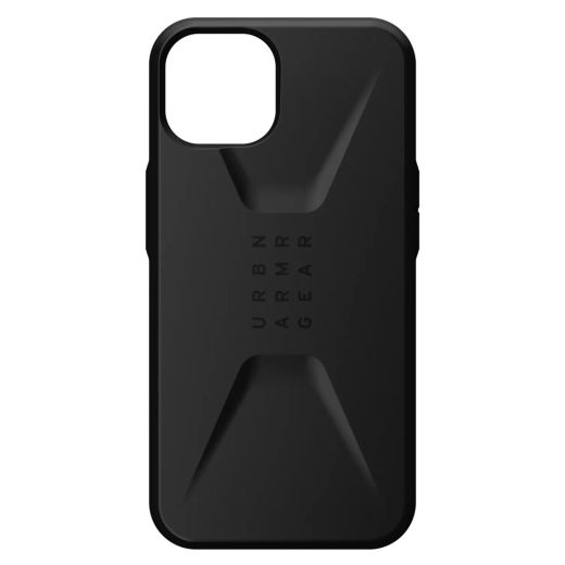 Противоударный чехол UAG Civilian Black для iPhone 14 (114040114040)