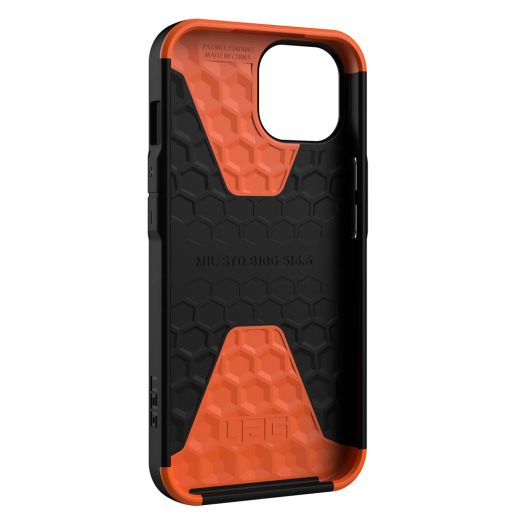 Противоударный чехол UAG Civilian Black для iPhone 14 (114040114040)