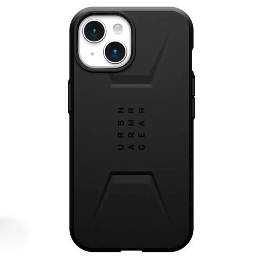 Противоударный чехол UAG Civilian with MagSafe Black для iPhone 15 (114287114040)