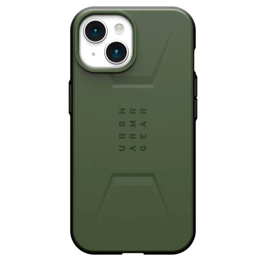 Противоударный чехол UAG Civilian with MagSafe Olive Drab для iPhone 15 (114287117272)