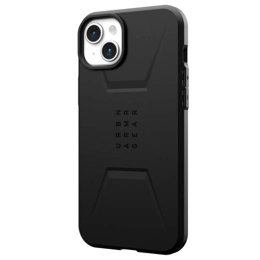 Противоударный чехол UAG Civilian with MagSafe Black для iPhone 15 Plus (114306114040)