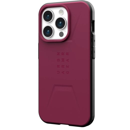 Противоударный чехол UAG Civilian with MagSafe Bordeaux для iPhone 15 Pro (114275119049)