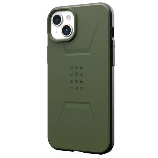 Протиударний чохол UAG Civilian with MagSafe Olive Drab для iPhone 15 Plus (114306117272)