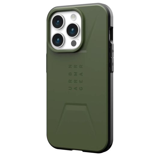 Противоударный чехол UAG Civilian with MagSafe Olive Drab для iPhone 15 Pro (114275117272)