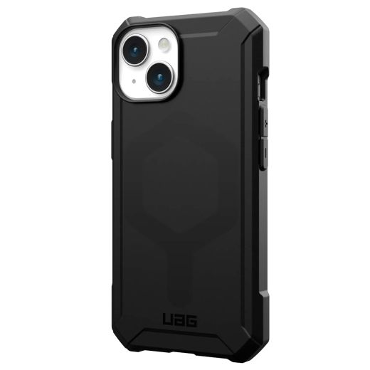 Противоударный чехол UAG Essential Armor with MagSafe Black для iPhone 15 (114288114040)