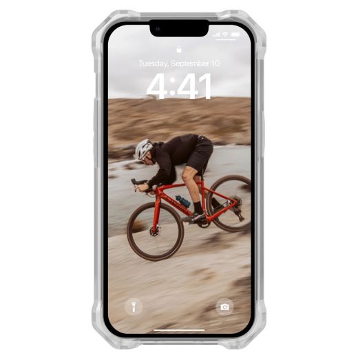 Противоударный чехол UAG Essential Armor with MagSafe Frosted Ice для iPhone 14 (114089110243)