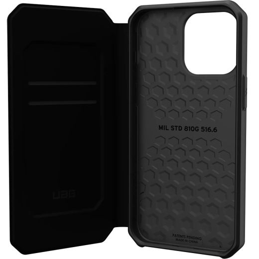 Противоударный чехол UAG Metropolis for MagSafe Kevlar Black для iPhone 14 Pro Max (114047113940)