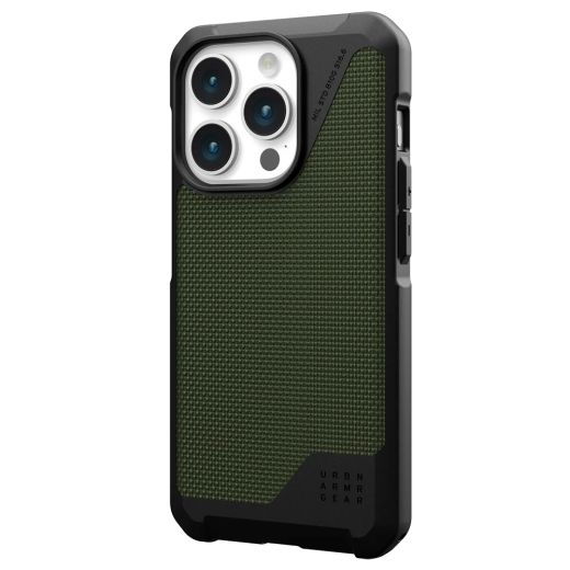 Протиударний чохол UAG Metropolis LT with MagSafe Kevlar Olive для iPhone 15 Pro (114277113972)