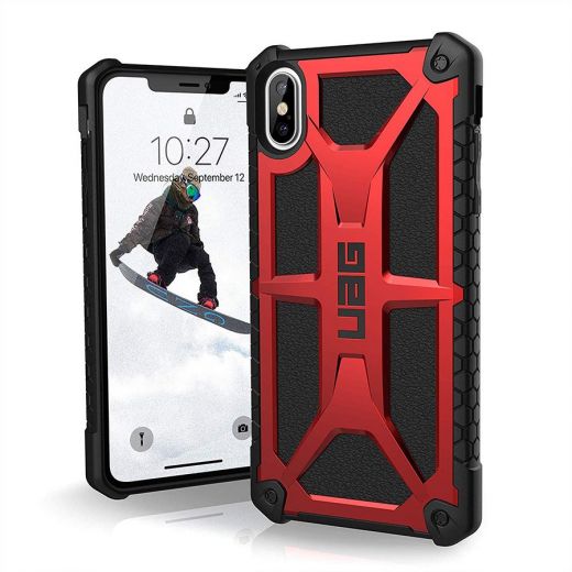 Чехол UAG Monarch Crimson для iPhone XS Max