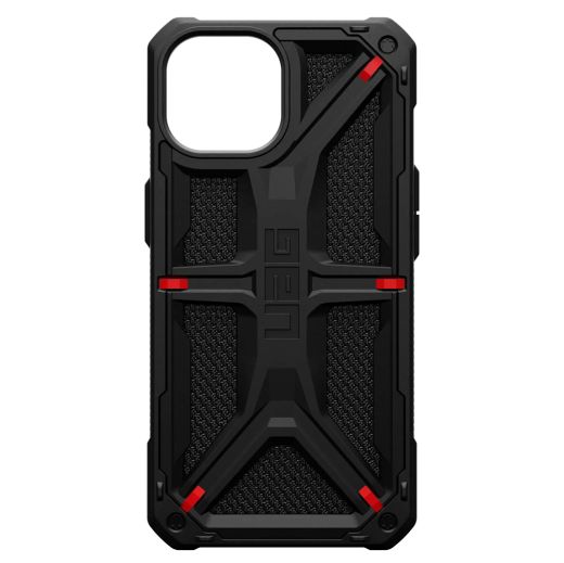 Противоударный чехол UAG Monarch Kevlar® Series Kevlar Black для iPhone 15 (114289113940)