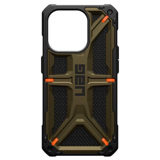 Противоударный чехол UAG Monarch Kevlar® Series Kevlar Elemental Green для iPhone 15 Pro (11427811397B)