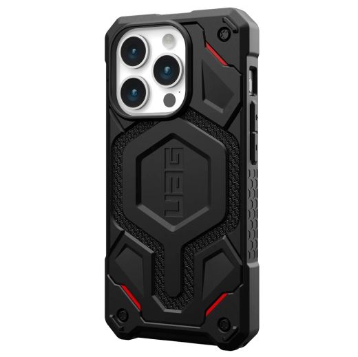 Противоударный чехол UAG Monarch Pro Kevlar® with MagSafe Kevlar Black для iPhone 15 Pro (114221113940)