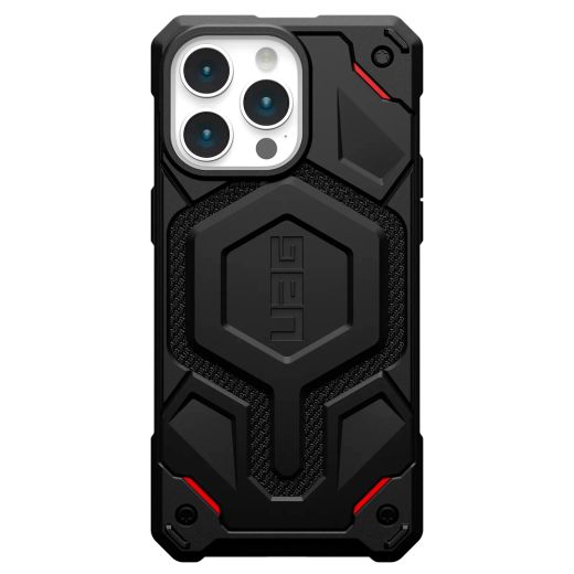 Протиударний чохол UAG Monarch Pro Kevlar® with MagSafe  Kevlar Black для iPhone 15 Pro Max (114222113940)