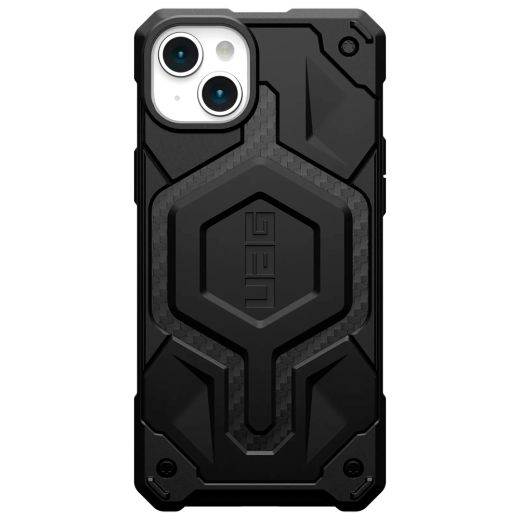 Противоударный чехол UAG Monarch Pro with MagSafe Carbon Fiber для iPhone 15 Plus (114220114242)