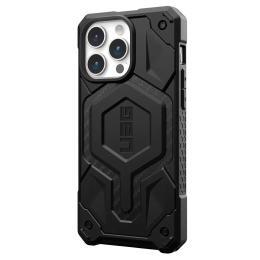 Противоударный чехол UAG Monarch Pro with MagSafe Carbon Fiber для iPhone 15 Pro Max (114222119191)