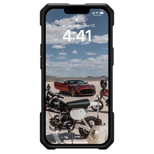 Противоударный чехол UAG Monarch Pro with MagSafe Kevlar Black для iPhone 14  (114028113940)