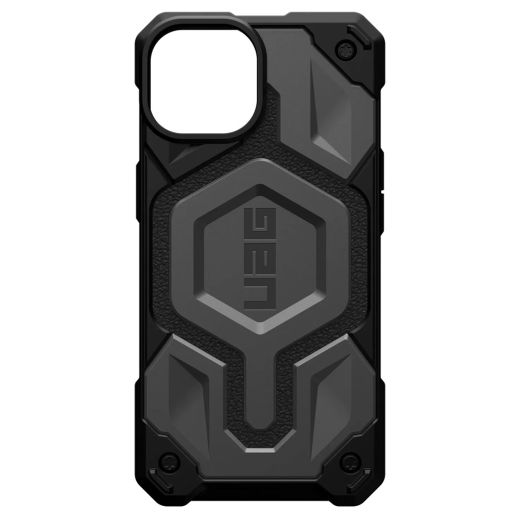 Противоударный чехол UAG Monarch Pro with MagSafe Kevlar Silver для iPhone 14  (114028113933)