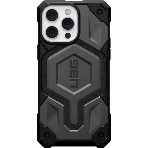 Противоударный чехол UAG Monarch Pro with MagSafe Silver для iPhone 14 Pro Max (114031113333)