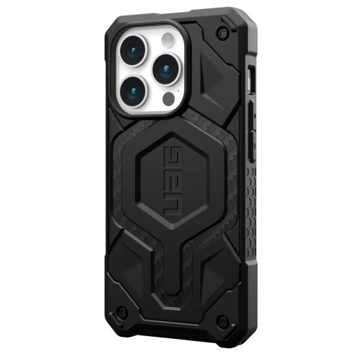 Противоударный чохол UAG Monarch Pro with MagSafe Silver для iPhone 15 Pro (114221113333)