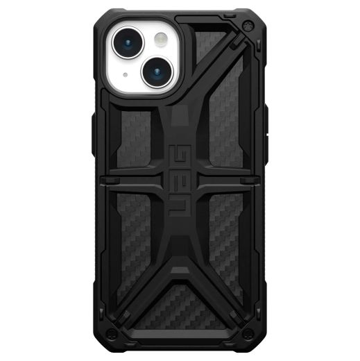 Противоударный чехол UAG Monarch Series Carbon Fiber для iPhone 15 (114289114242)