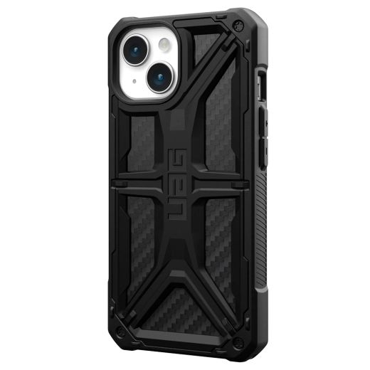 Противоударный чехол UAG Monarch Series Carbon Fiber для iPhone 15 (114289114242)