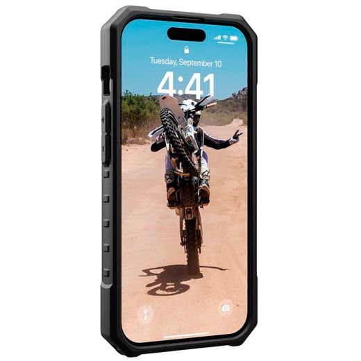 Протиударний чохол UAG Pathfinder SE with MagSafe Black Midnight Camo для iPhone 15 Pro (114283114061)