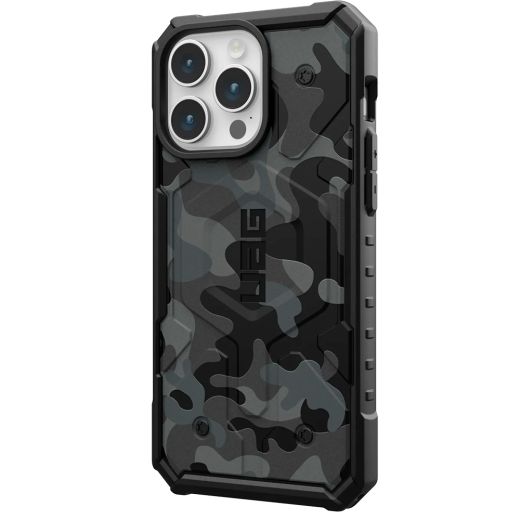 Противоударный чехол UAG Pathfinder SE with MagSafe Black Midnight Camo для iPhone 15 Pro Max (114303114061)