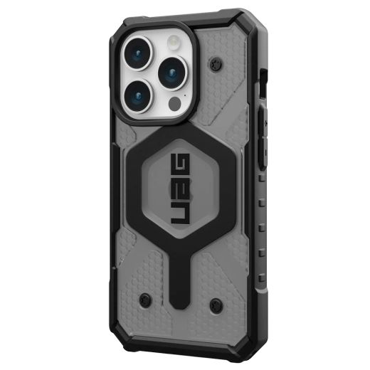 Протиударний чохол UAG Pathfinder with MagSafe Clear Ash для iPhone 15 Pro (114281113131)