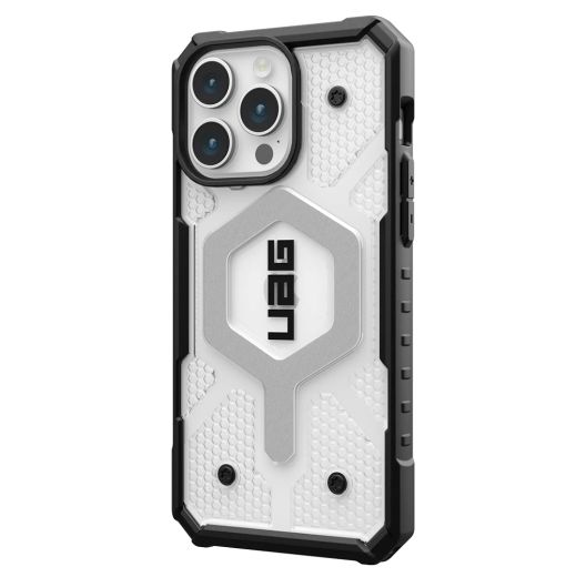 Противоударный чехол UAG Pathfinder with MagSafe Clear Ice для iPhone 15 Pro Max (114301114343)