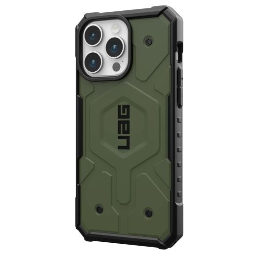 Противоударный чехол UAG Pathfinder with MagSafe Olive Drab для iPhone 15 Pro Max (114301117272)