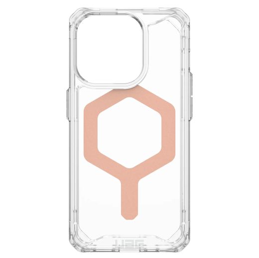 Противоударный чехол UAG Plyo with MagSafe Ice/Rose Gold для iPhone 15 Pro (114286114348)