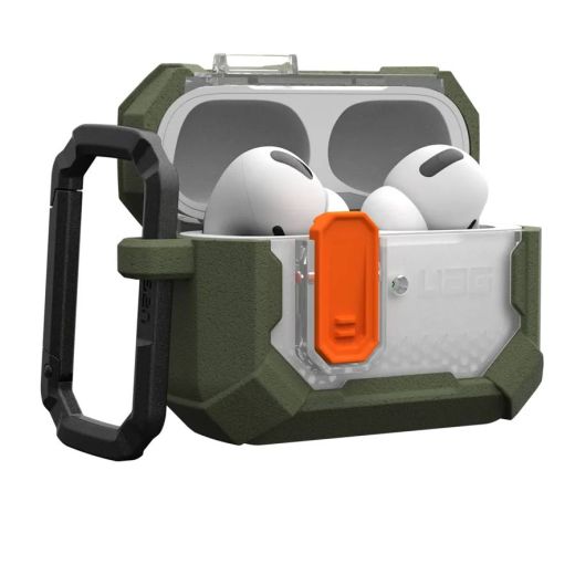 Чохол з карабіном UAG Plasma Series Olive для Airpods Pro 2 (2022) (104128117272)