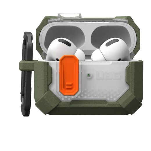 Чохол з карабіном UAG Plasma Series Olive для Airpods Pro 2 (2022) (104128117272)