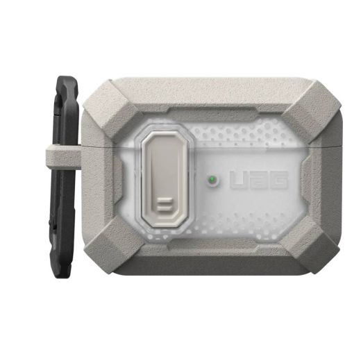 Чехол с карабином UAG Plasma Series Titanium для Airpods Pro 2 (2022) (104128113636)