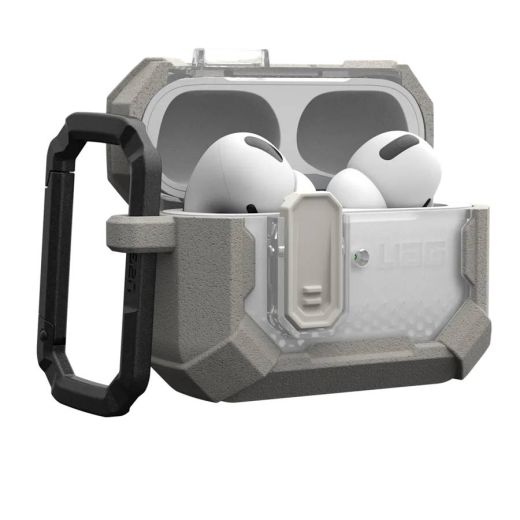 Чехол с карабином UAG Plasma Series Titanium для Airpods Pro 2 (2022) (104128113636)