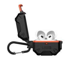 Чехол с карабином UAG Pathfinder Series Black/Orange для Airpods 3 (102927114097)