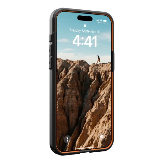 Протиударний чохол UAG Civilian with MagSafe Olive/Orange для iPhone 15 Pro Max (114295117297)