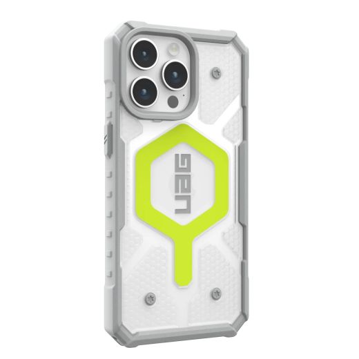 Протиударний чохол UAG Pathfinder with MagSafe Clear Active Neon для iPhone 15 Pro Max (114301118181)