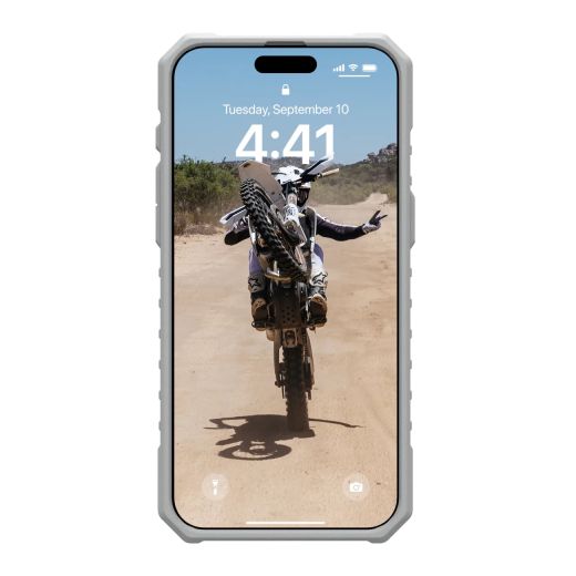 Протиударний чохол UAG Pathfinder with MagSafe Clear Active Neon для iPhone 15 Pro Max (114301118181)