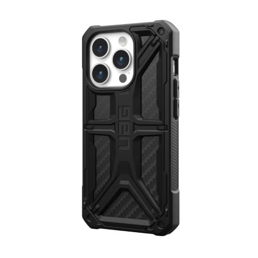 Противоударный чехол UAG Monarch Series Carbon Fiber для iPhone 15 Pro (114278114242)