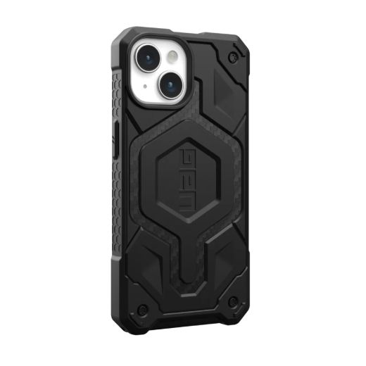 Противоударный чехол UAG Monarch Pro with MagSafe Carbon Fiber для iPhone 15 Pro (114221114242)